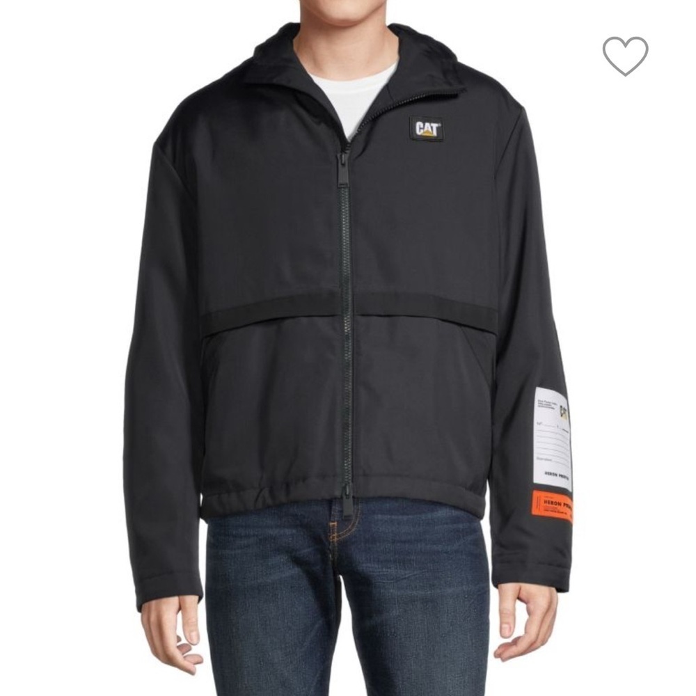 Heron Preston x Caterpillar Windbreaker Padded Jacket Size XL